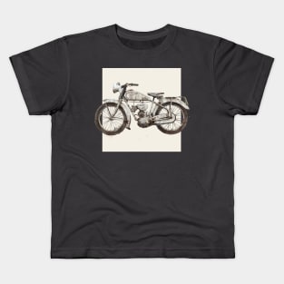 Vintage Motorcycle Kids T-Shirt